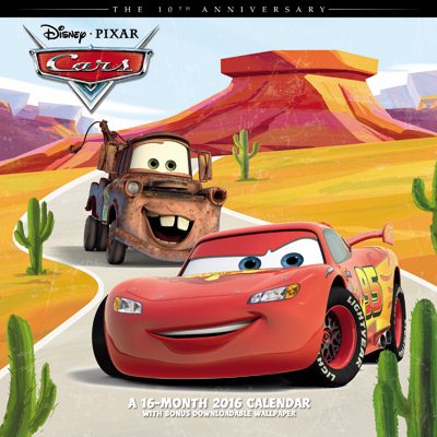 Disney Pixar Cars 2016 Calenda(Wall)