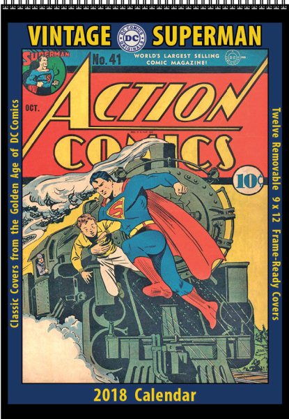 Superman Vintage 2018 Calendar