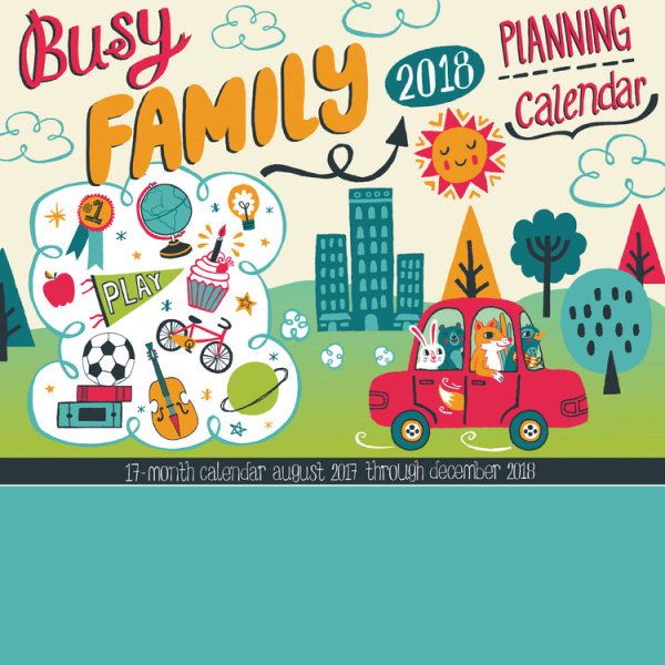 Busy Family 2018 Calendar