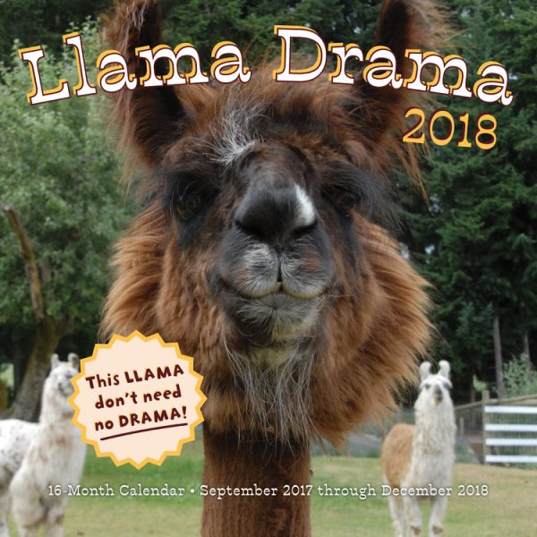 Llama Drama 2018 Calendar