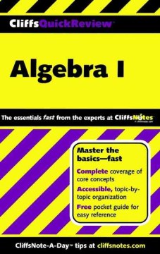 CliffsQuickReview-algebra-I