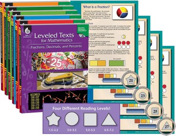 Leveled Texts for Mathematics Set- 6-Book Set