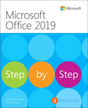 Cover image for `Microsoft Office 2019 : step by step`