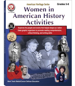 Women in American History Activities Workbook, Grades 5-8
