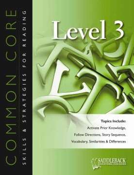 Common Core Skills and Strategies for Reading Level 3