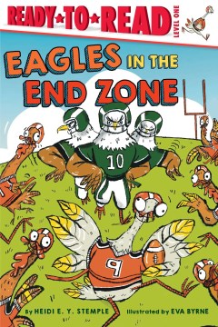 Eagles in the end zone