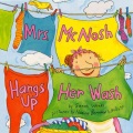 洗濯物を干すマクノッシュ夫人