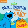 Cookie Monster finds a snack.
