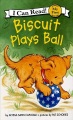 Biscuit plays ball