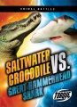 Saltwater crocodile vs. great hammerhead shark