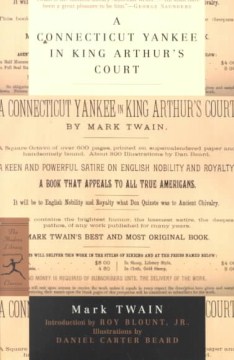 Book jacket for A Connecticut Yankee in King Arthur's court