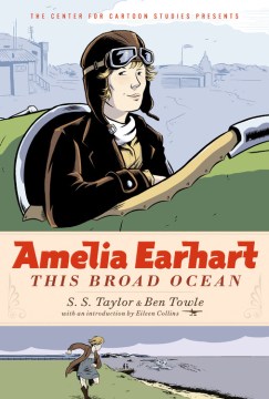 Book jacket for Amelia Earhart : this broad ocean