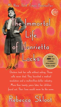 Book jacket for The immortal life of Henrietta Lacks