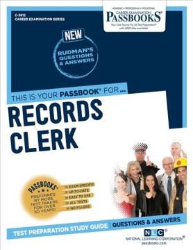 Book jacket for Records clerk