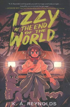 Book jacket for Izzy at the end of the world