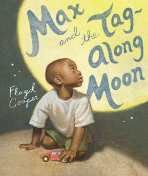 Book jacket for Max and the tag-along moon