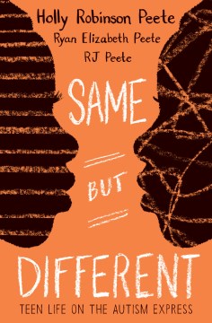 Book jacket for Same but different : teen life on the autism express
