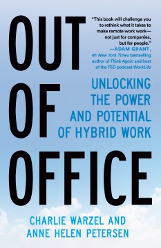 Book jacket for Out of office : unlocking the power and potential of hybrid work
