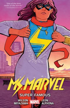 Book jacket for Ms. Marvel. Vol. 5, Super famous