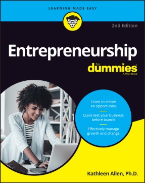 Book jacket for Entrepreneurship for dummies