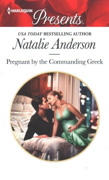 Cover art for Pregnant by the commanding Greek