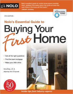 Book jacket for Nolo's essential guide to buying your first home