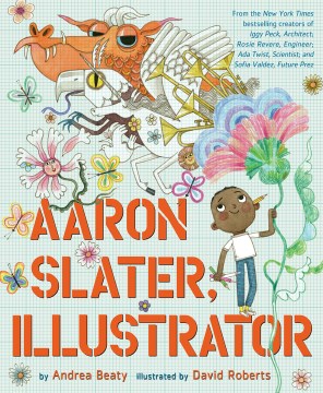 Book jacket for Aaron Slater, illustrator