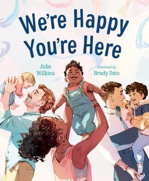 Book jacket for We're happy you're here