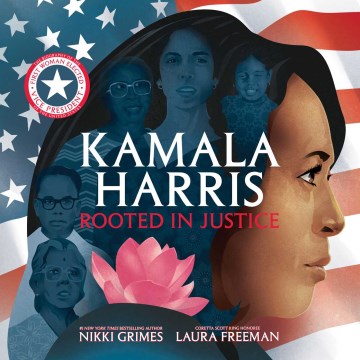 Book jacket for Kamala Harris : rooted in justice