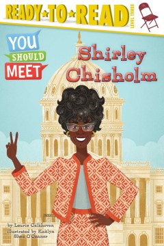 Book jacket for Shirley Chisholm