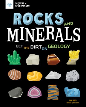 Book jacket for Rocks and minerals : get the dirt on geology
