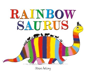 Book jacket for Rainbowsaurus