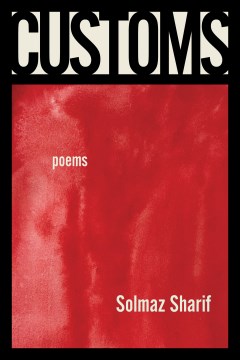Book jacket for Customs : poems