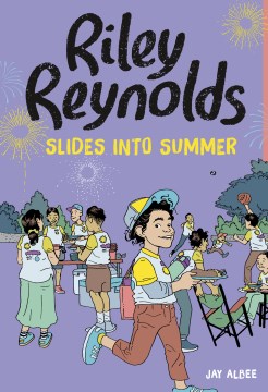 Book jacket for Riley Reynolds slides into summer