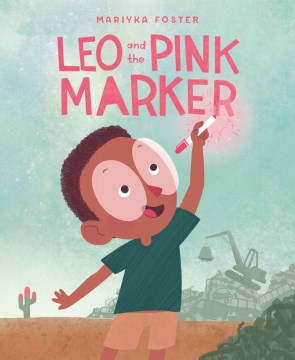 Book jacket for Leo and the pink marker