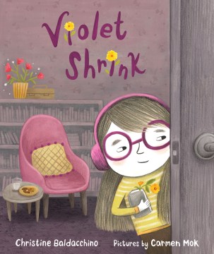 Book jacket for Violet Shrink