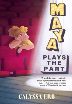 Book jacket for Maya plays the part