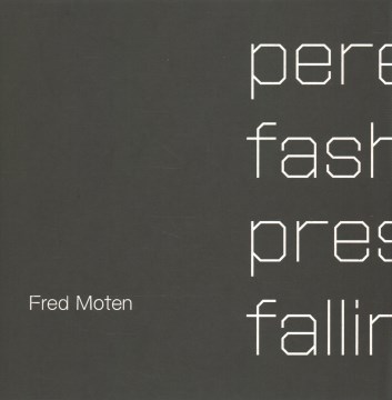 Book jacket for Perennial fashion : presence falling