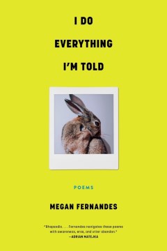 Book jacket for I do everything I'm told : poems