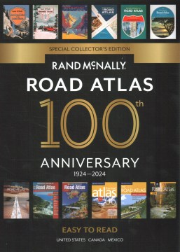 Rand McNally 2024 Easy to Read Midsize Road Atlas : 100th Anniversary