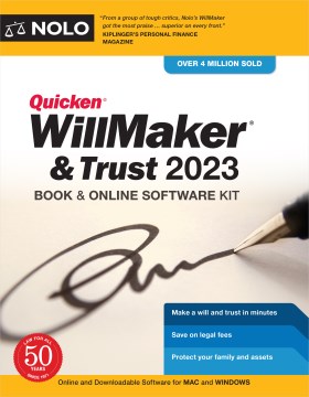 Quicken Willmaker & Trust 2023 : book & online software kit / editor, Betsy Simmons Hannibal.