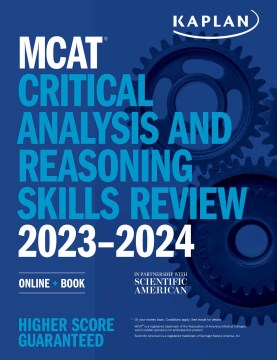 Kaplan Mcat Critical Analysis and Reasoning Skills Review 2023-2024