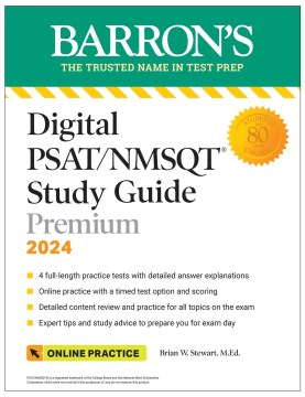 Digital Psat/Nmsqt Guide, 2024 : 4 Practice Tests + Comprehensive Review + Online Practice