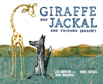 Giraffe and Jackal are friends (again!)