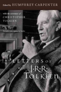 Những bức thư của JRR Tolkien, bìa sách
