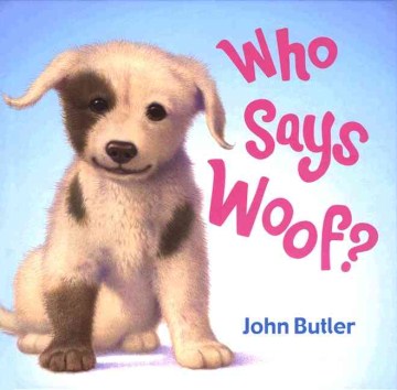 Who Says Woof?, book cover