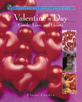 Día de San Valentín ; Dulces, amor y corazones, portada del libro.