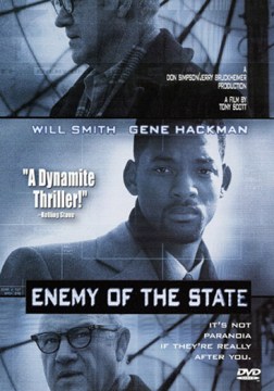 Enemy of the state / Touchstone Pictures presents a Don Simpson/Jerry Bruckheimer production in association with Scott Free Productions ; a film by Tony Scott ; written by David Marconi ; directed by Tony Scott.