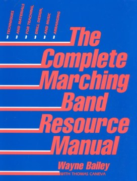 El manual completo de recursos de la banda de marcha, portada del libro