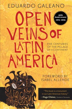 《拉丁美洲的靜脈張開》，書籍封面